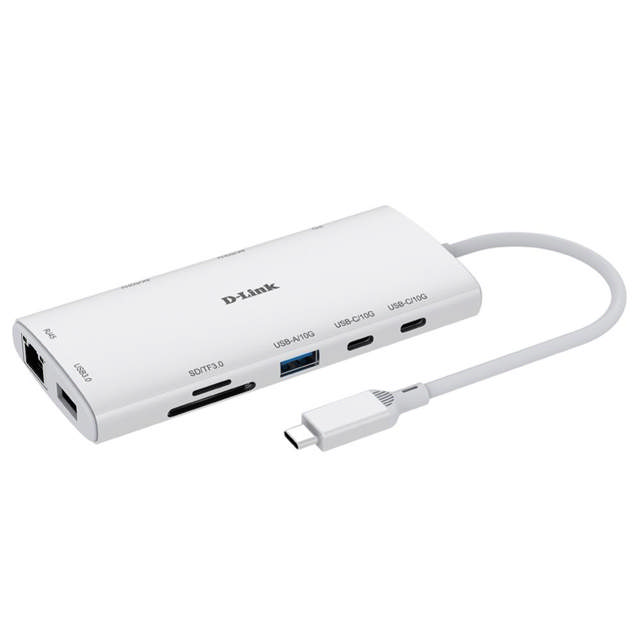 D-Link 10-in-1 USB-C Hub with Dual 4K