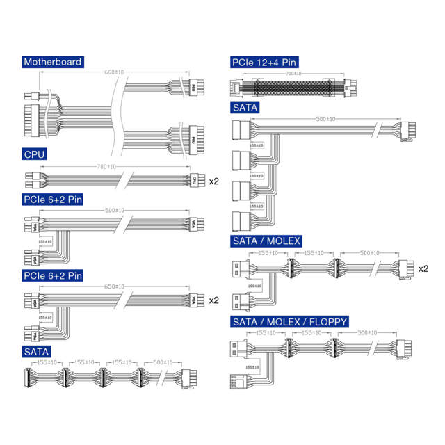 FSP Hydro G PRO 1000w 80 Plus Gold