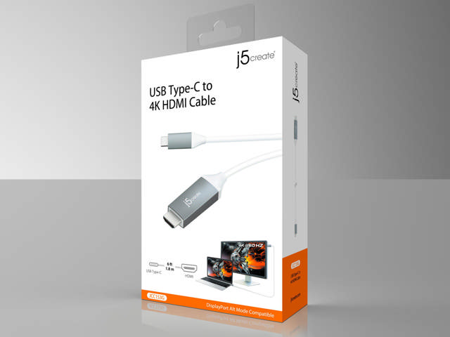 J5create JCC153G USB Type-C to 4K HDM