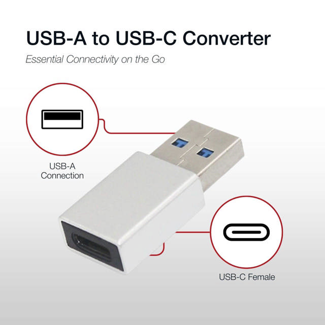 Shintaro USB-A Male to USB-C Female