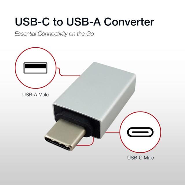 Shintaro USB-C Male to USB-A Female