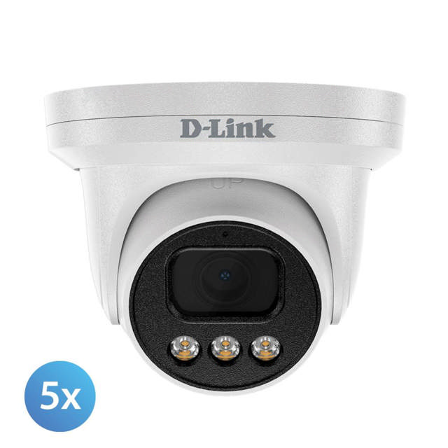 D-Link DCS-F4805E Vigilance 5 x 5MP Kit
